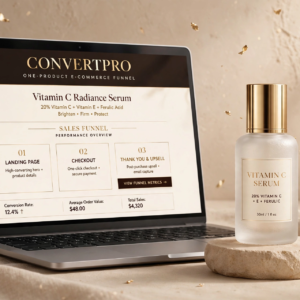 ConvertPro — One-Product E-commerce Funnel