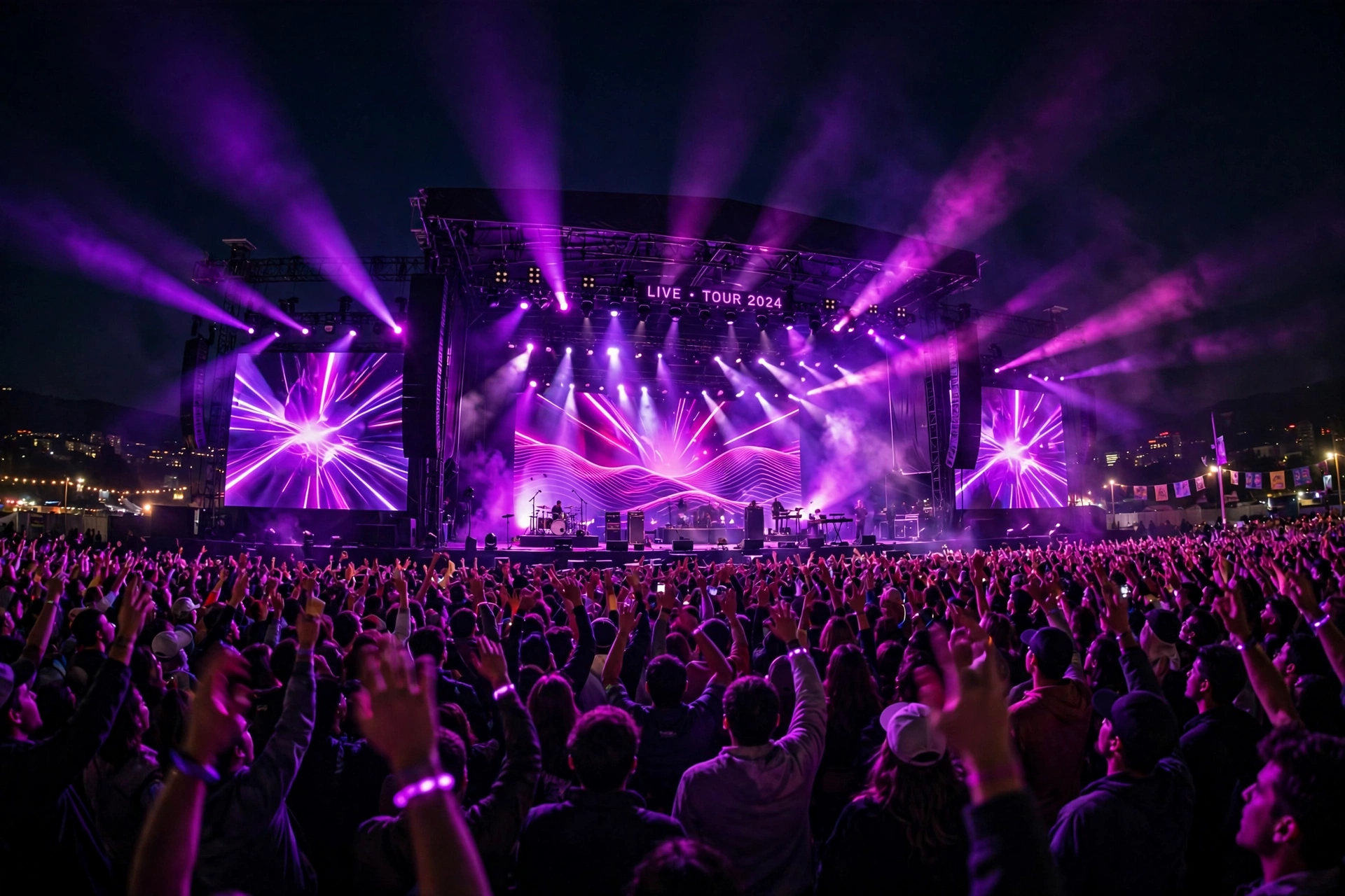 Neon Pulse Festival stage
