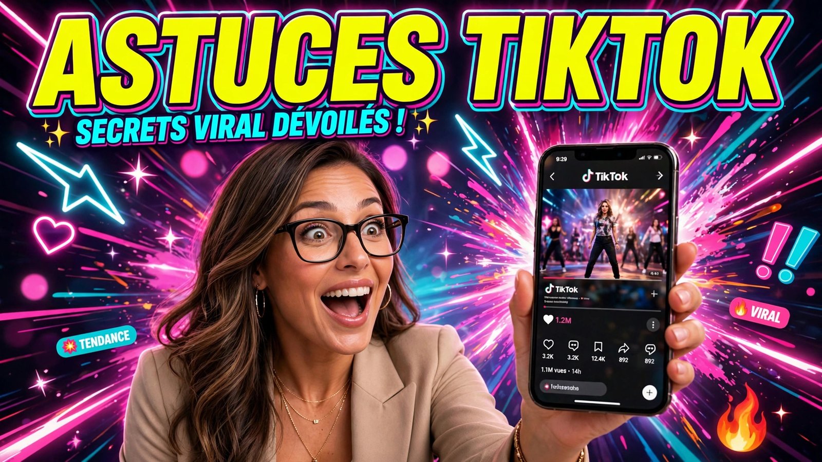 Miniature TikTok — Astuces