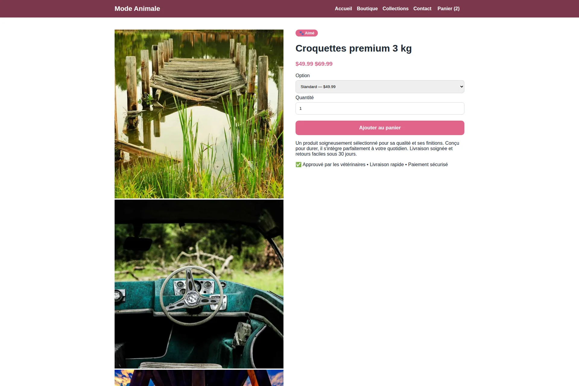 Shopify Theme — Mode Animale – Image 2