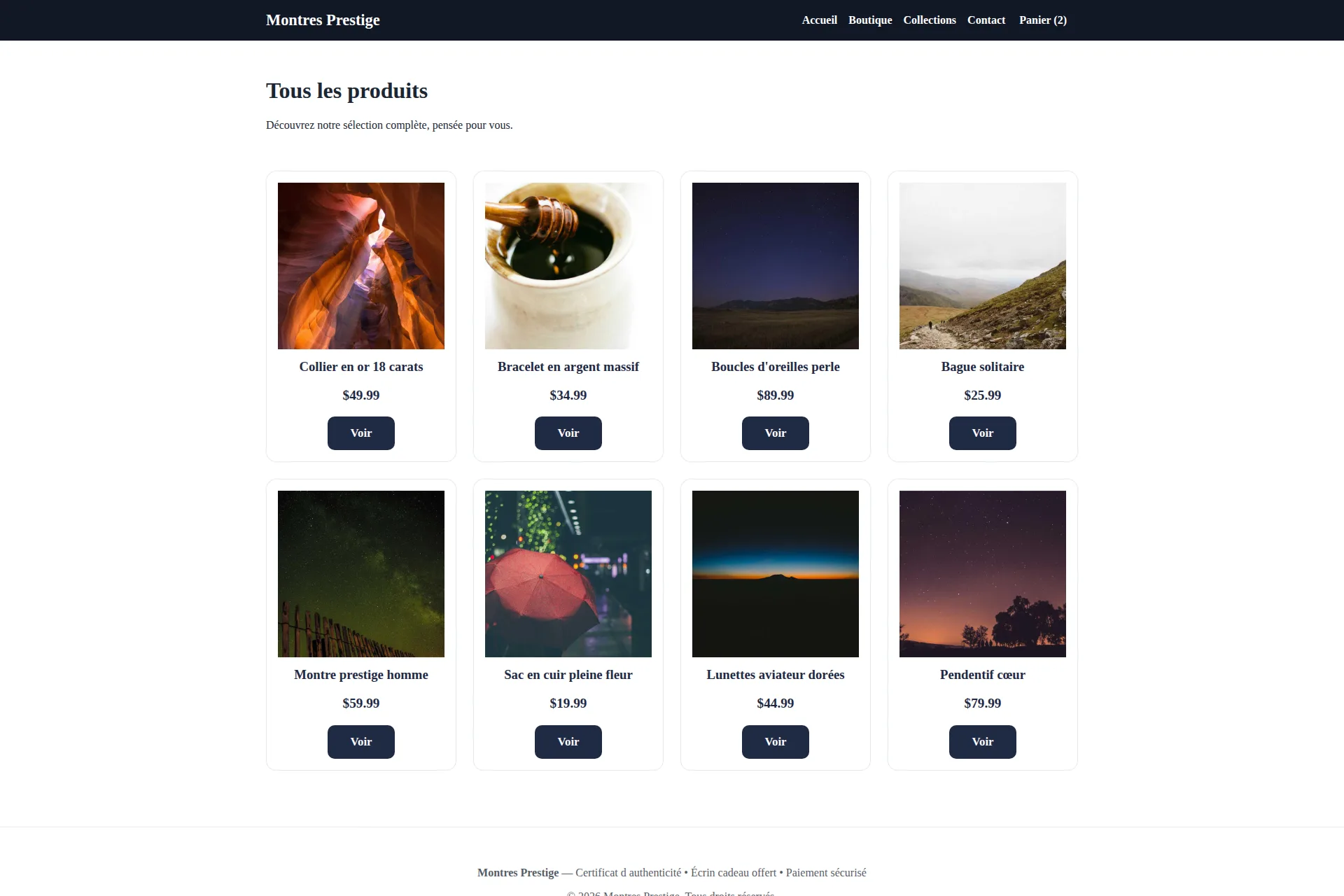 Shopify Theme — Montres Prestige – Image 3