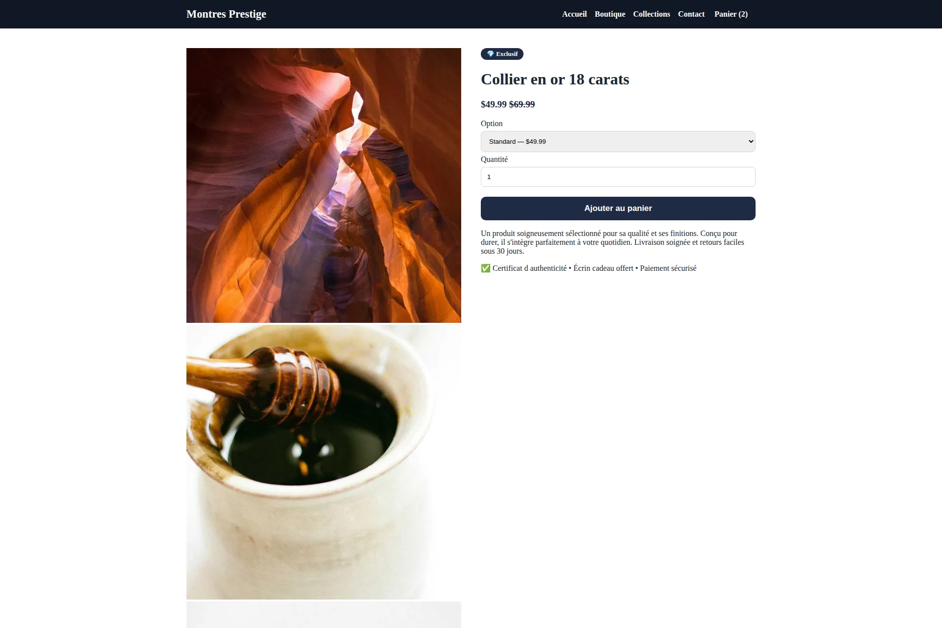 Shopify Theme — Montres Prestige – Image 2
