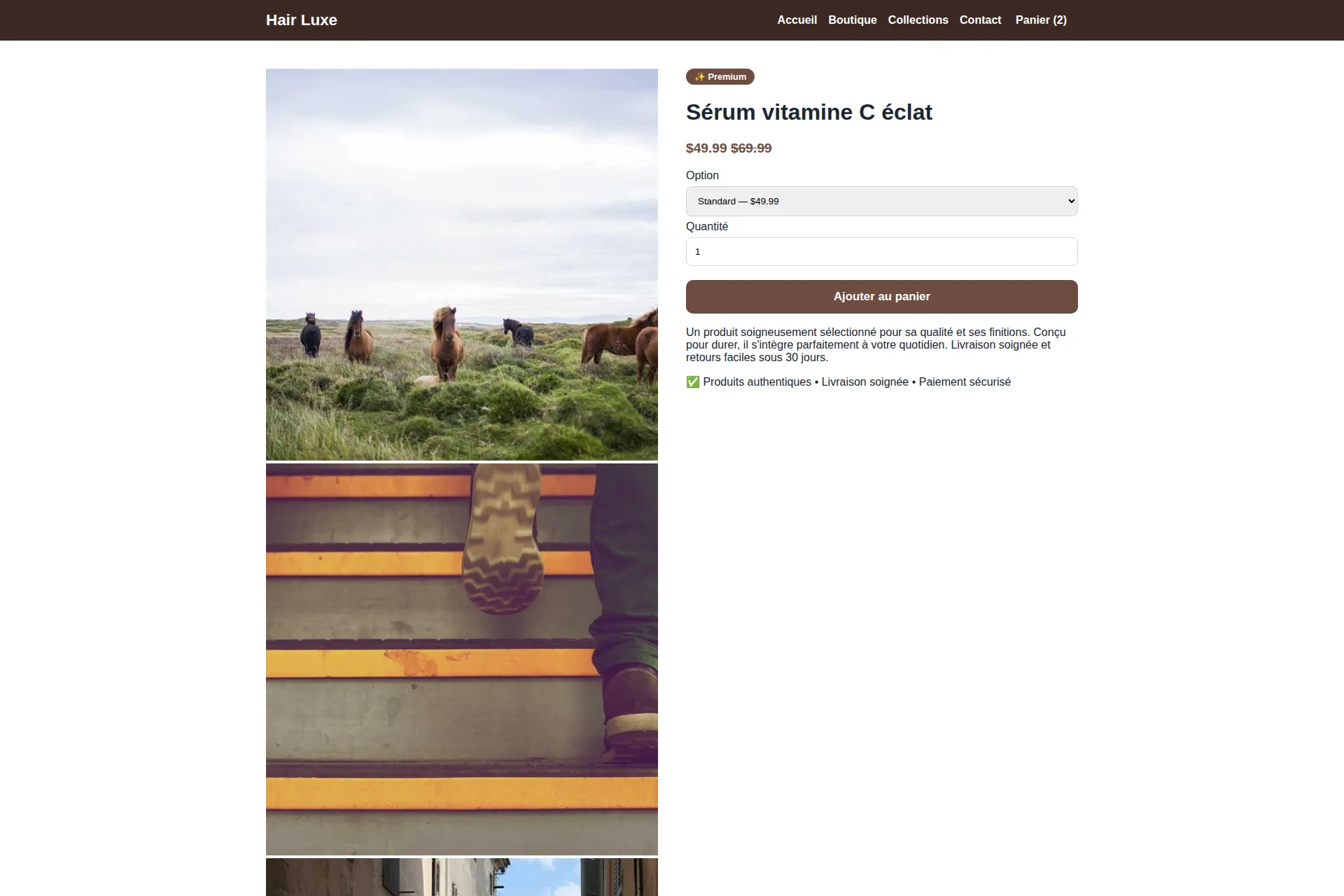 Shopify Theme — Hair Luxe – Image 2