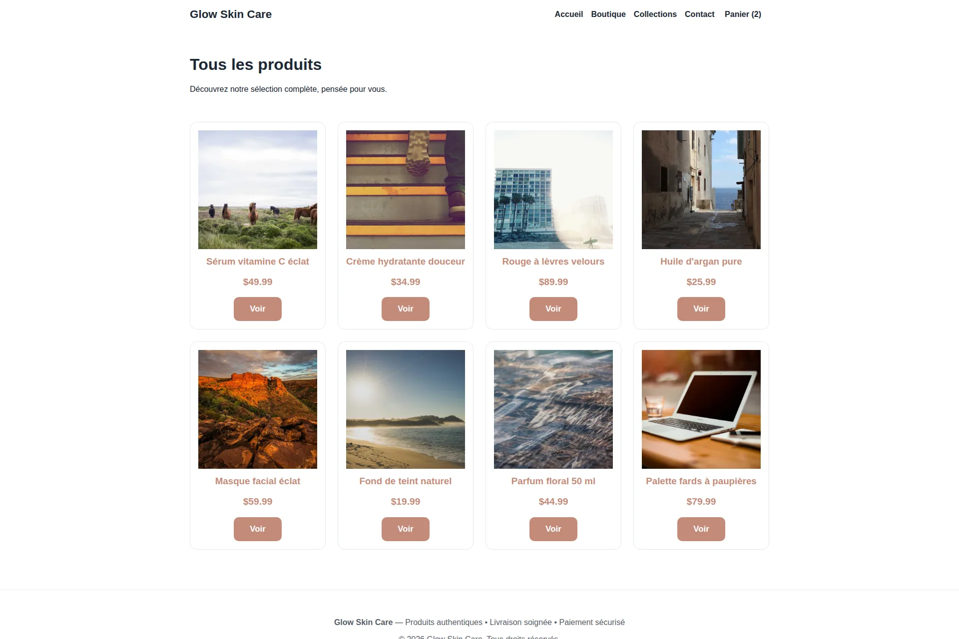 Shopify Theme — Glow Skin Care – Image 3