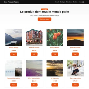 Shopify Theme — One Product Rocket