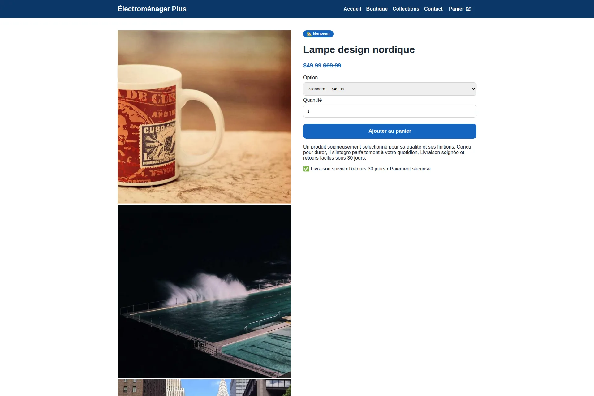 Shopify Theme — Électroménager Plus – Image 2