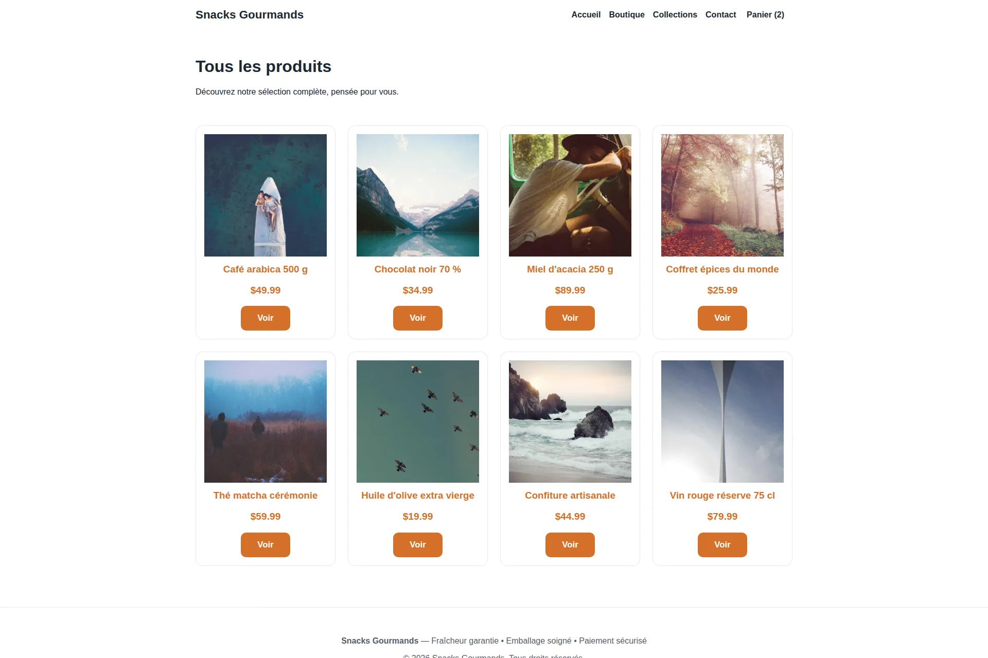 Shopify Theme — Snacks Gourmands – Image 3