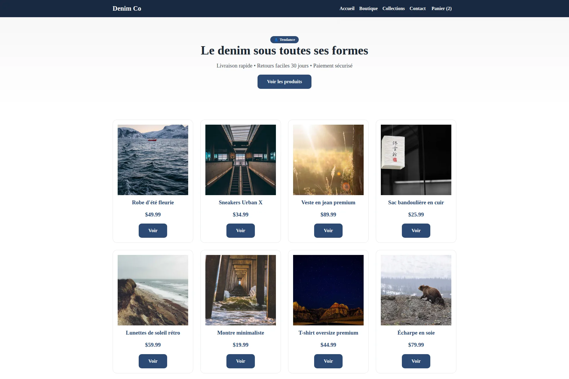 Shopify Theme — Denim Co
