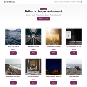 Shopify Theme — Soirée Glamour