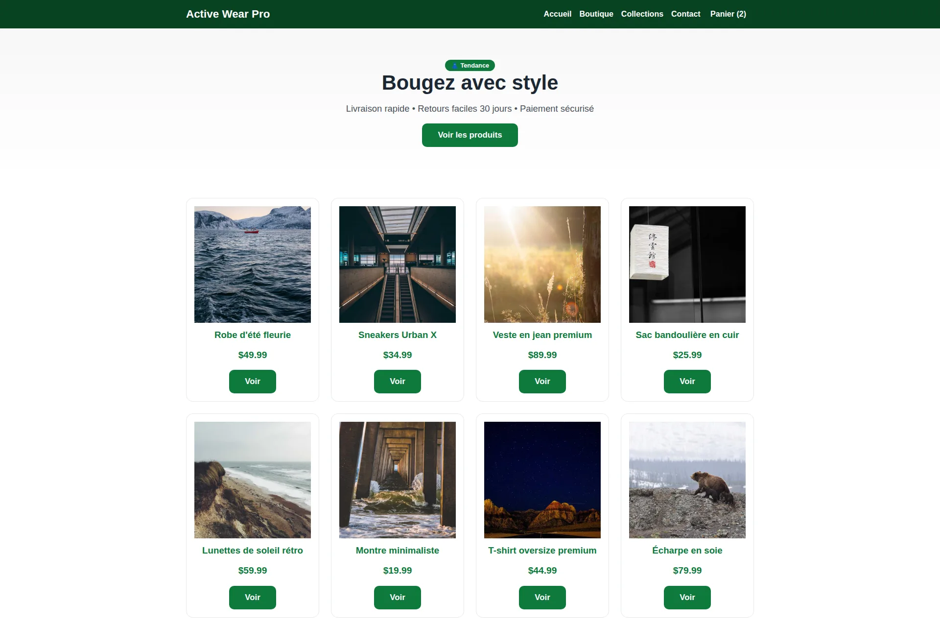 Shopify Theme — Active Wear Pro