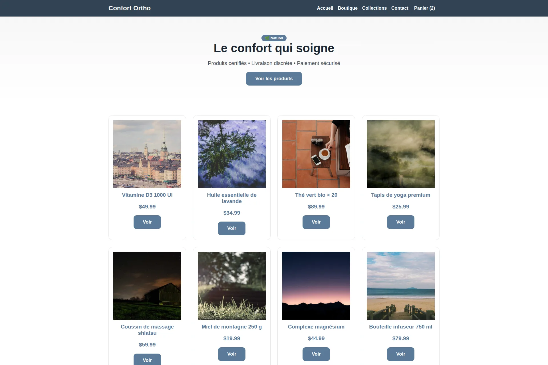 Shopify Theme — Confort Ortho