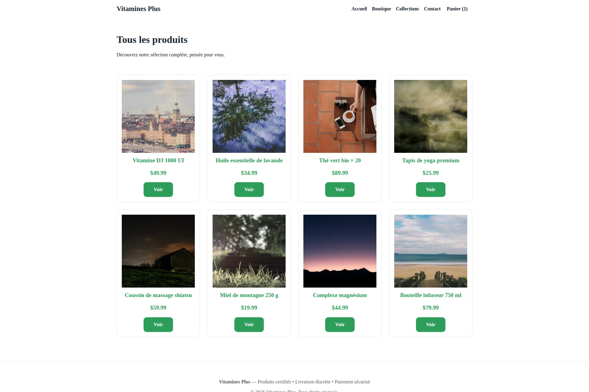 Shopify Theme — Vitamines Plus – Image 3