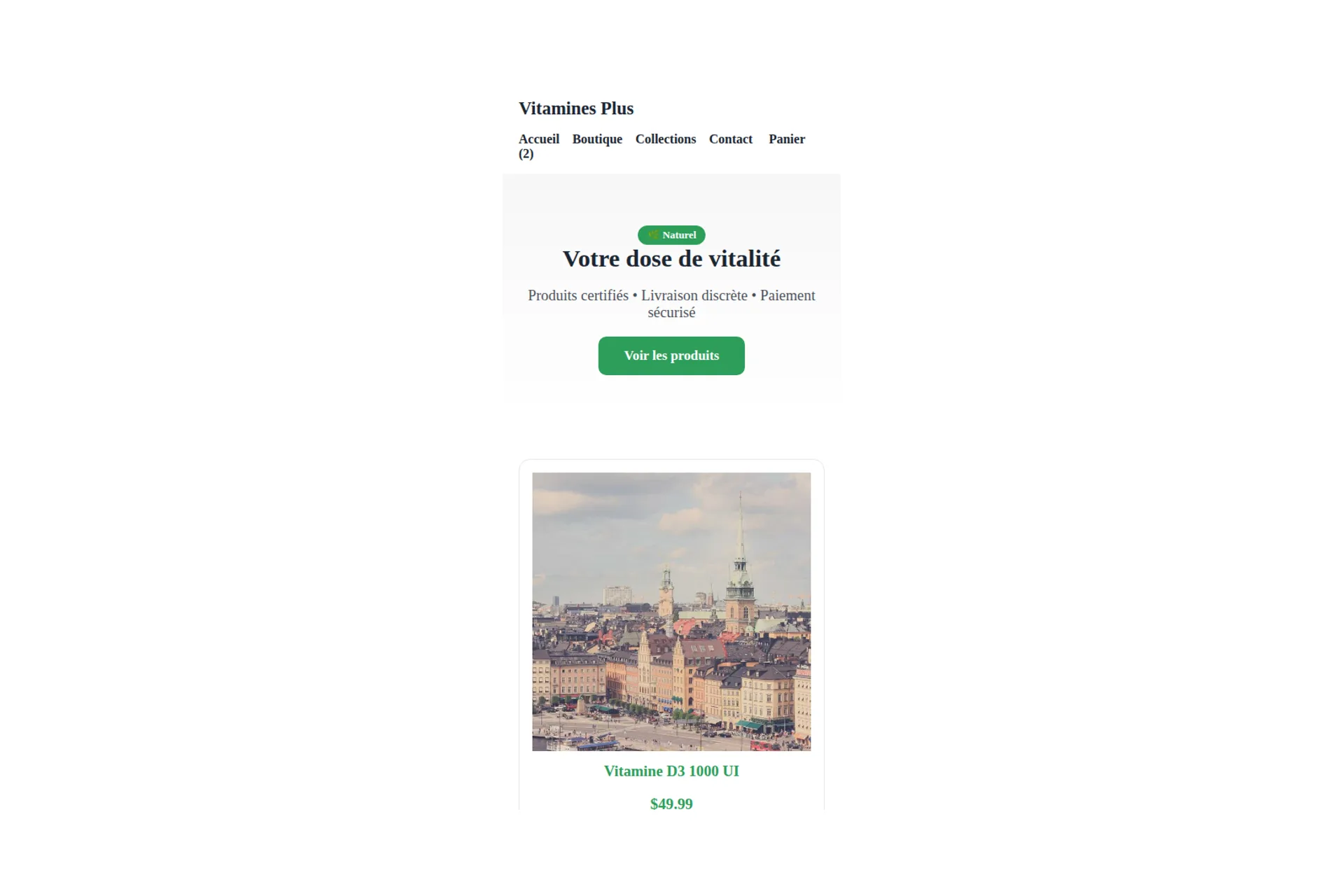 Shopify Theme — Vitamines Plus – Image 4