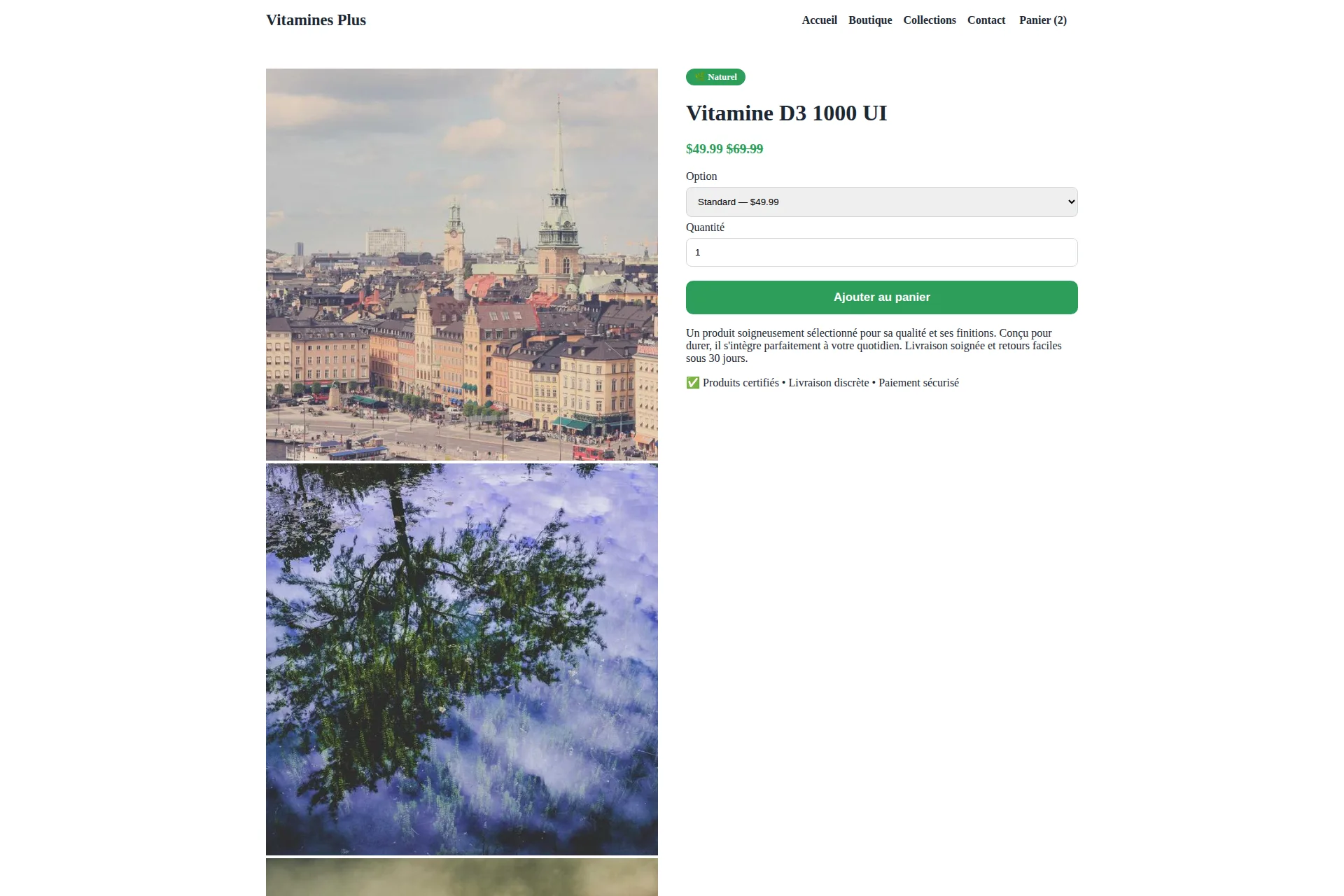 Shopify Theme — Vitamines Plus – Image 2