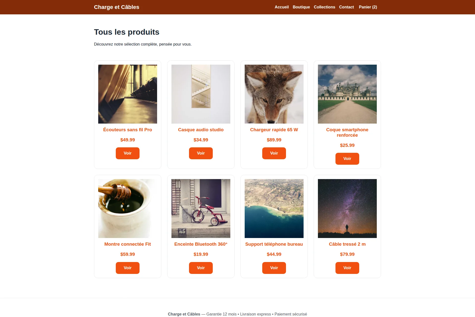 Shopify Theme — Charge et Câbles – Image 3