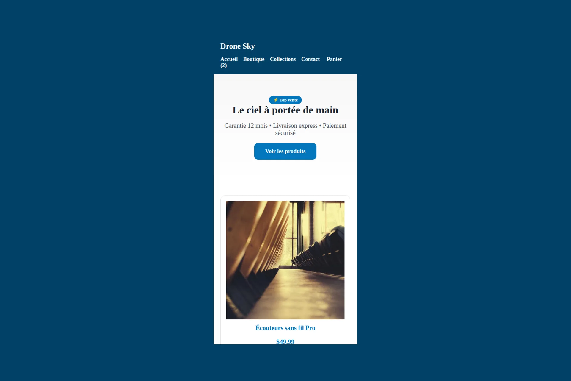 Shopify Theme — Drone Sky – Image 4