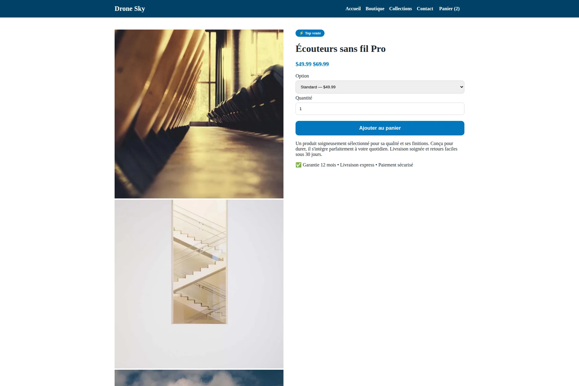 Shopify Theme — Drone Sky – Image 2