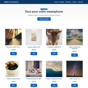 Shopify Theme — Mobile Accessoires