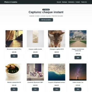 Shopify Theme — Photo et Caméra
