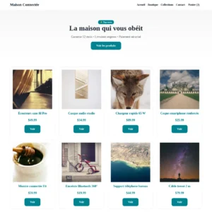 Shopify Theme — Maison Connectée