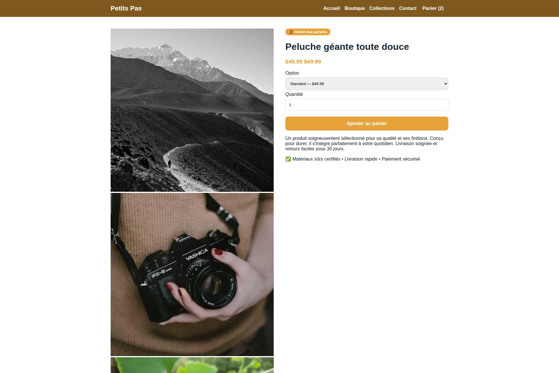 Shopify Theme — Petits Pas – Image 2