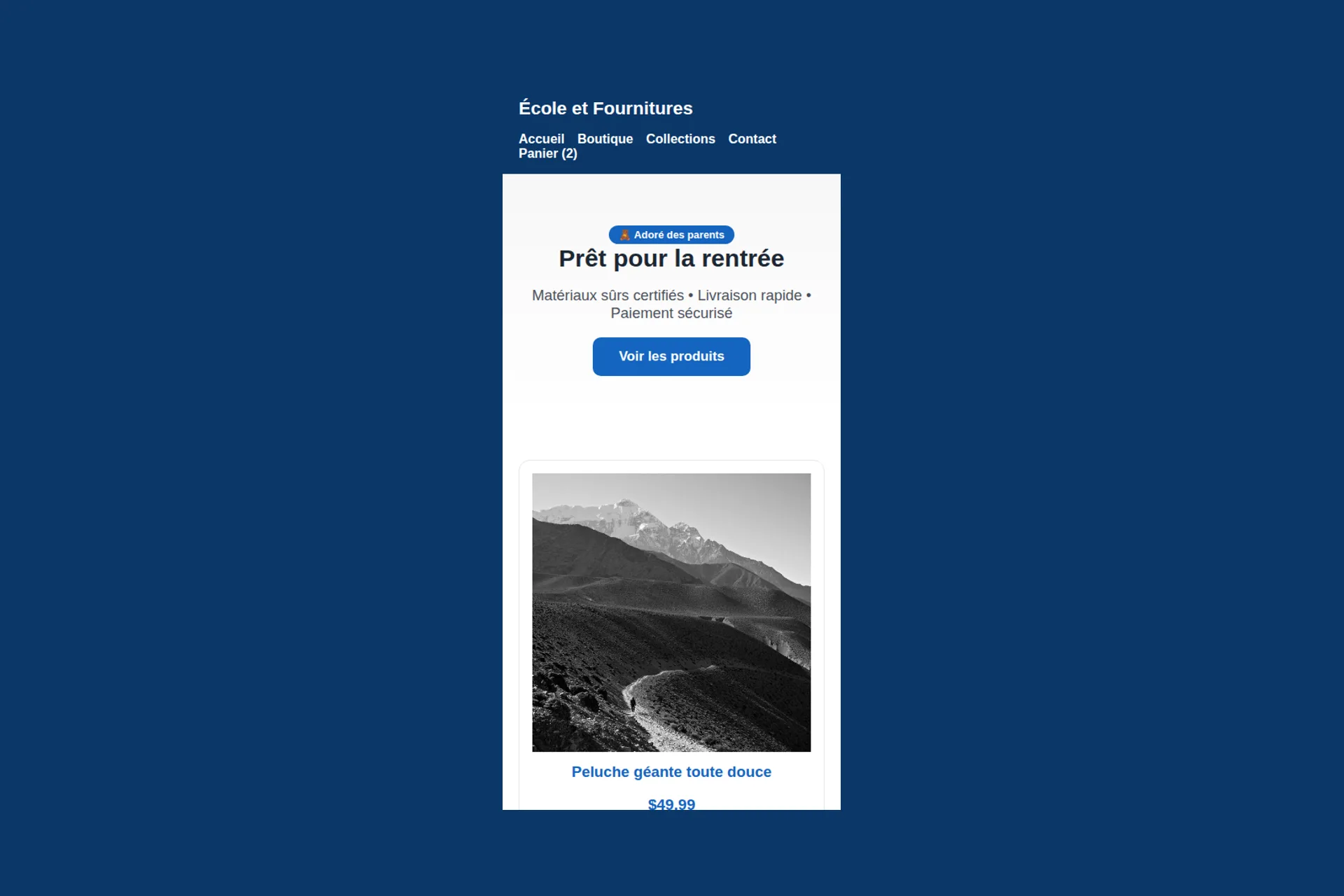 Shopify Theme — École et Fournitures – Image 4