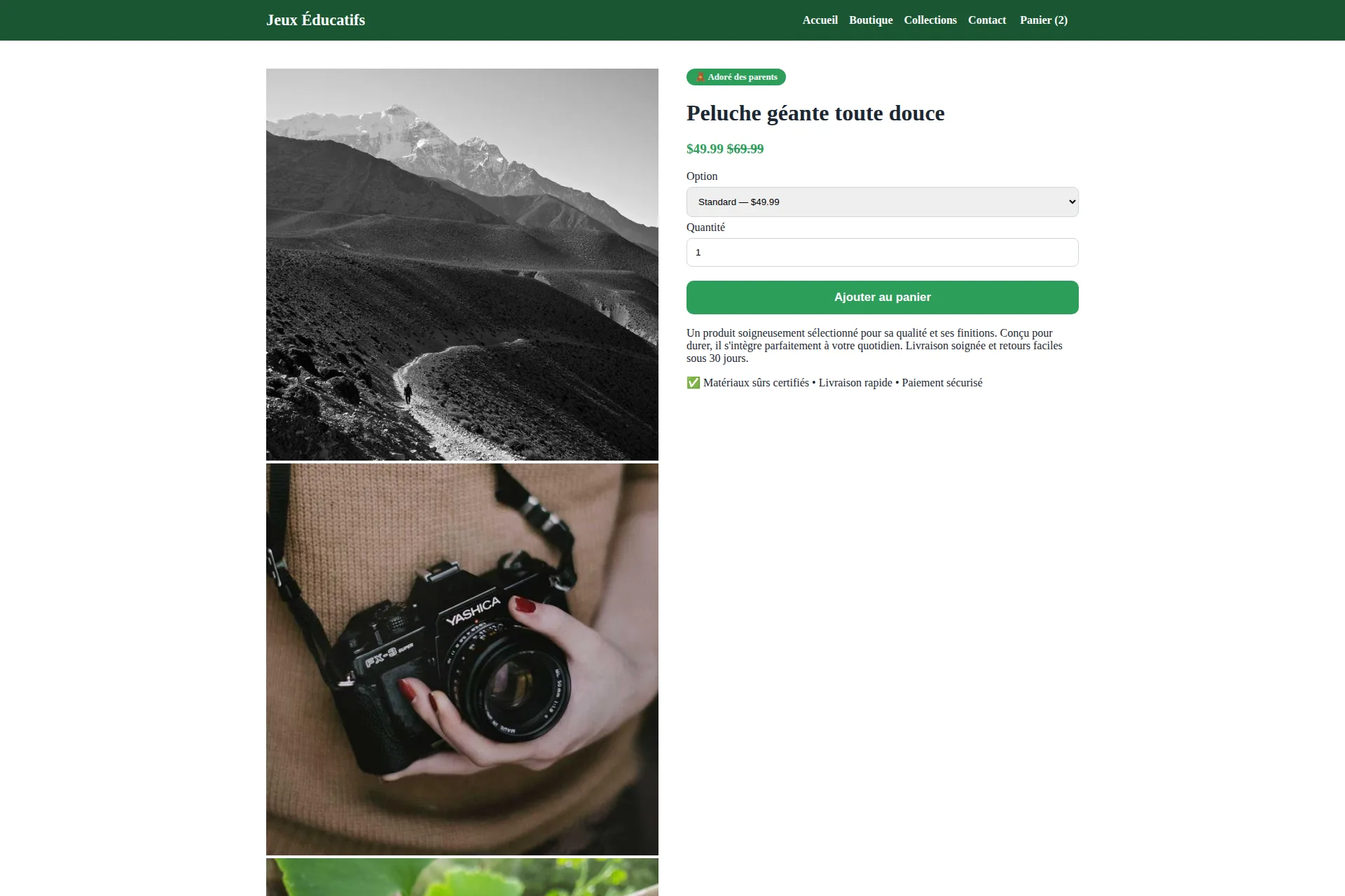 Shopify Theme — Jeux Éducatifs – Image 2
