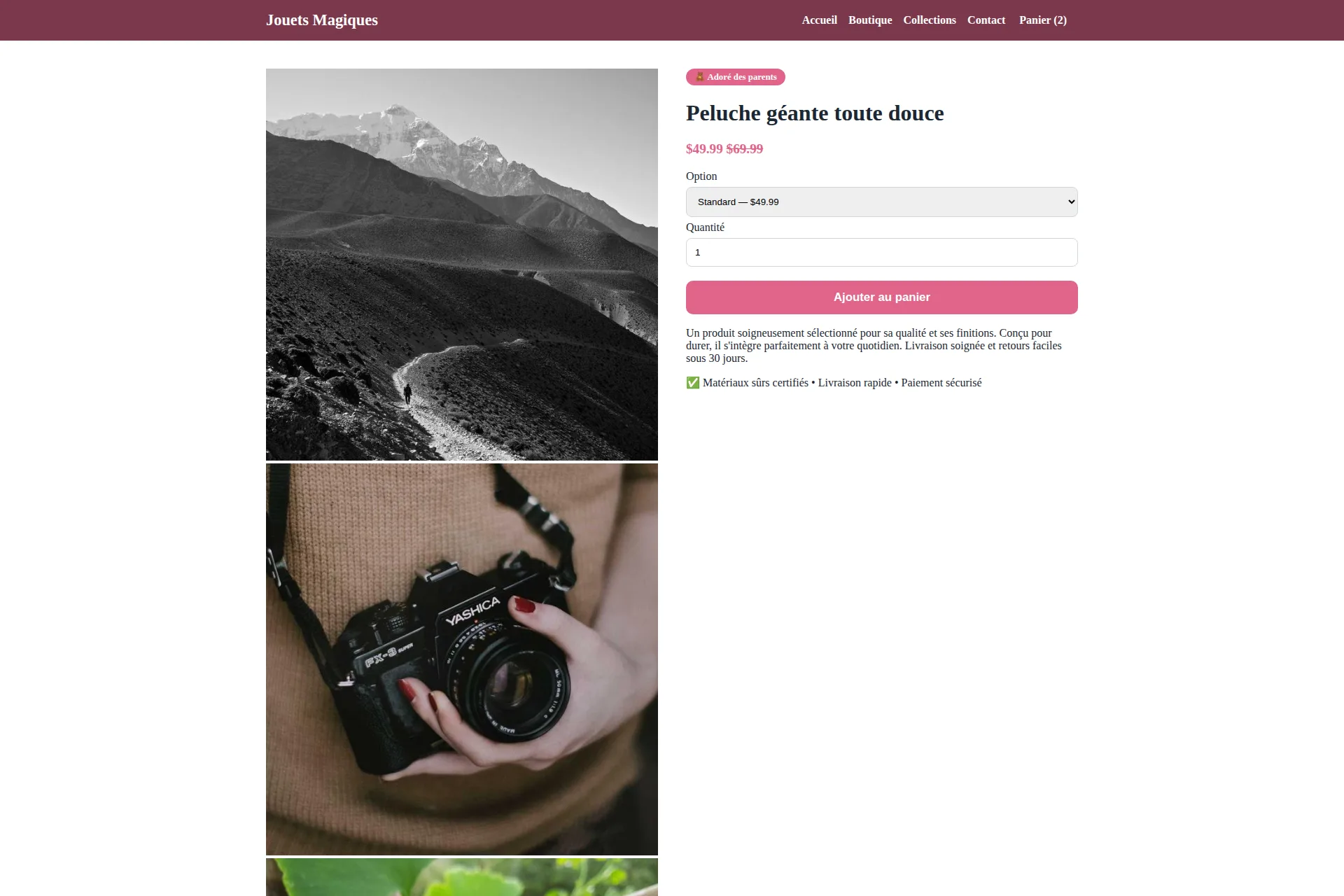 Shopify Theme — Jouets Magiques – Image 2